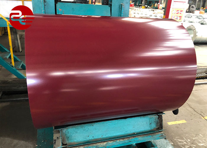 Seng 66 Lapisan Warna PPGI PPGL Cold Rolled Galvanized Sheet Untuk Bangunan